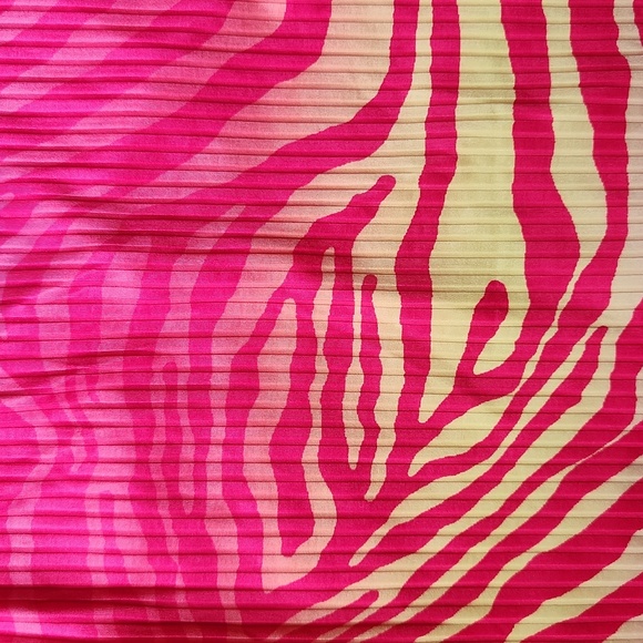 Zebra Print Colorful Ribbed Tank - Picture 4 of 6